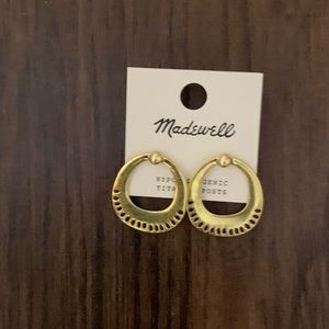 Madewell eyelet lace statement earring